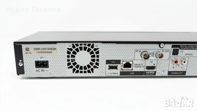 Panasonic DMR-HW120EBK HDD Recorder, снимка 5 - Плейъри, домашно кино, прожектори - 54527705