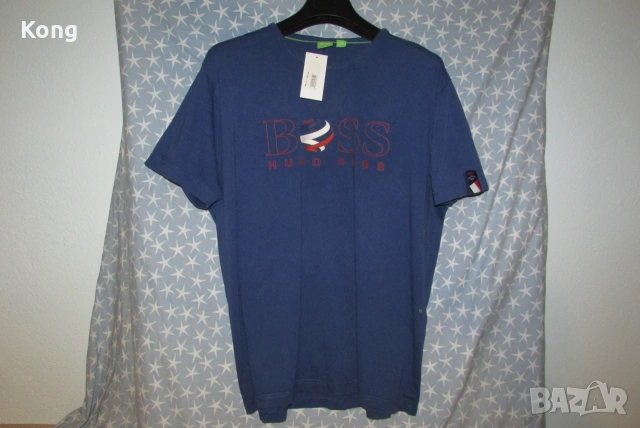 Нова тениска Napapijri Geographic фланелка Hugo Boss Made in Portugal Хуго Бос polo shirt блуза ко, снимка 6 - Тениски - 55242972