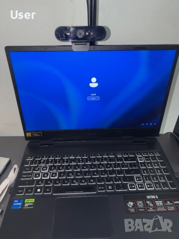 Лаптоп Acer Nitro 5 + уеб камера Logitech , снимка 8 - Лаптопи за работа - 54487659