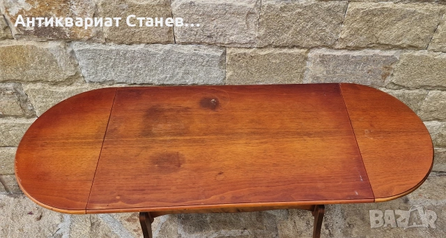 🌿✨ Очарователна винтидж разтегателна дървена маса , снимка 3 - Маси - 54045869