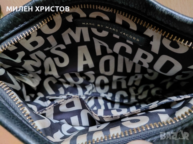 Marc Jacobs-100% Оригинал Естествена кожа-Мини чанта 24см/16см, снимка 8 - Чанти - 54824951