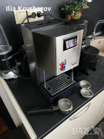 Кафемашина Gaggia Classic + кафемелачка Gaggia MDF, снимка 6 - Кафемашини - 55420653