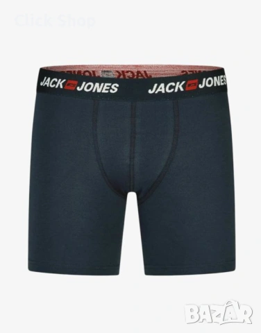 JACK&JONES Jaccorp Logo Boxer Briefs Port Royale 6 Pack, снимка 4 - Бельо - 55045143