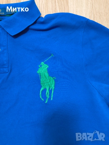 Мъжла поло тениска Ралф Лоран, снимка 4 - Тениски - 54246366