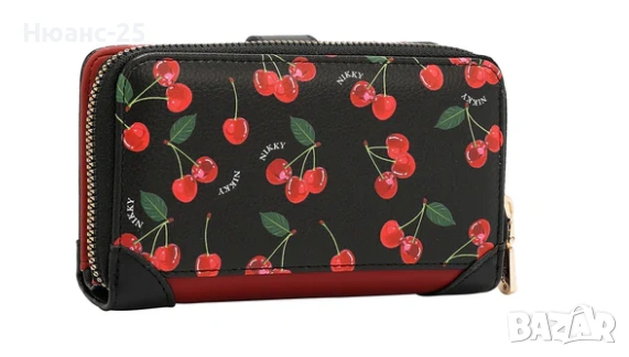 Портфейл Nikky, Cherry Lips NK22522, снимка 2 - Портфейли, портмонета - 54425623