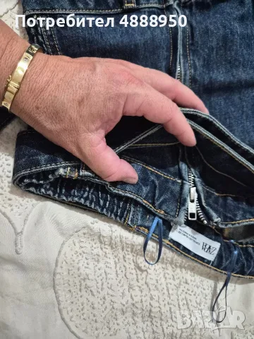 дънков гащеризон без презрамки ZARA, снимка 4 - Гащеризони - 55444995