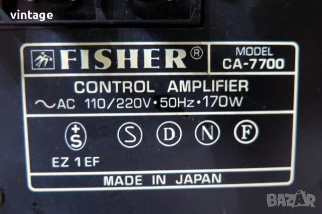 Fisher CA-7700, снимка 7 - Ресийвъри, усилватели, смесителни пултове - 54780871