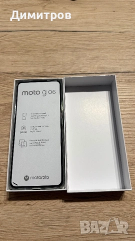 Motorola G06 120GB,RAM 4GB,50MP ЧИСТО НОВ!, снимка 3 - Motorola - 54837466