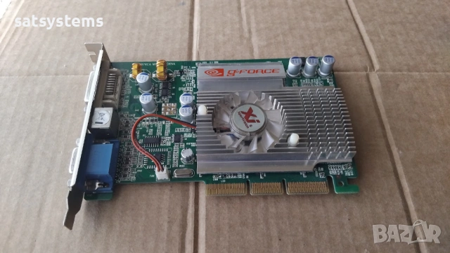 Видео карта NVidia GeForce XpertVision FX5500 256MB DDR 128bit AGP, снимка 5 - Видеокарти - 54401234