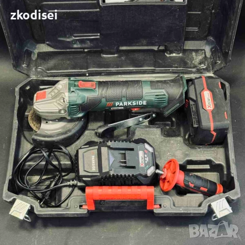 Акумулаторен ъглошлайф PARKSIDE PWSA 20-Li D4