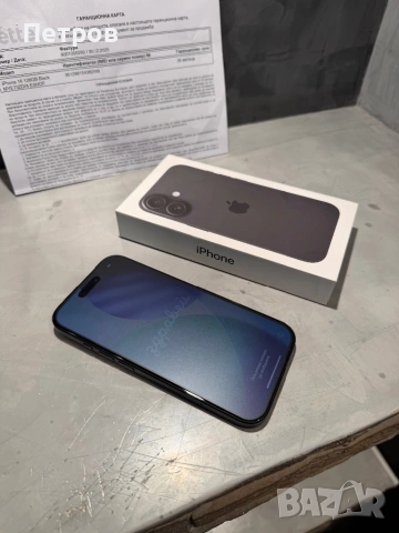 КАТО ЧИСТО НОВ Iphone 16, 100% батерия Black, снимка 11 - Apple iPhone - 54893465