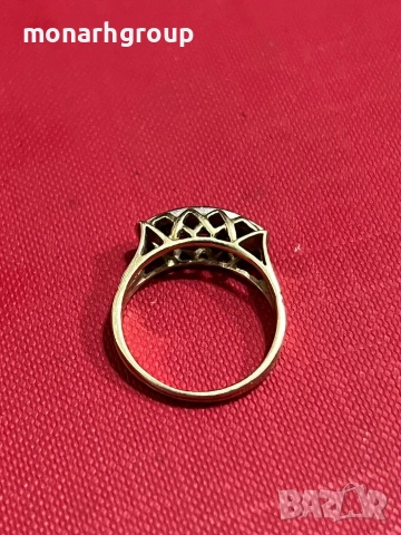 Златен пръстен 14К, снимка 4 - Пръстени - 54273063