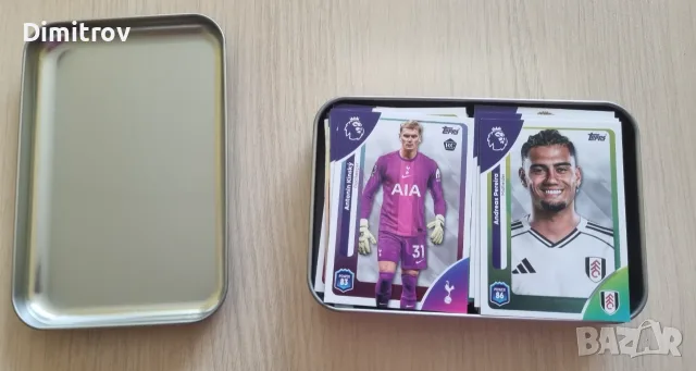 Topps Premier League 25/26 - лот 100 карти, снимка 2 - Колекции - 55603882