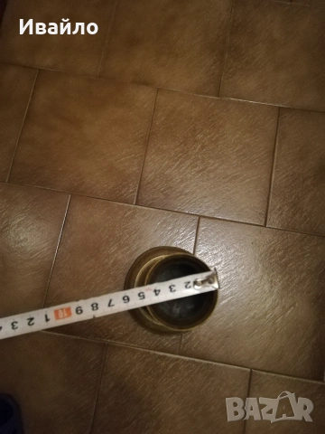 Свещник меден, снимка 3 - Антикварни и старинни предмети - 54058430