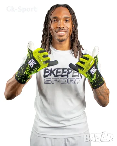 Вратарски ръкавици Bkeeper ATIK #26 Yellow размер 7,8, снимка 9 - Футбол - 55306320