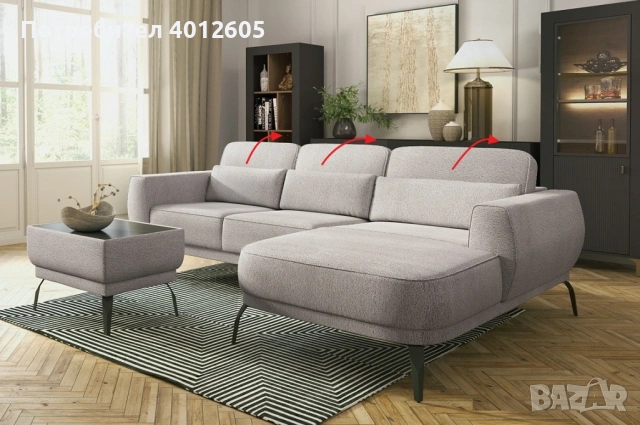 Нов ъглов диван 235х182, снимка 3 - Дивани и мека мебел - 54835526