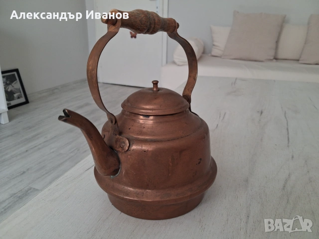 Стар чайник Албания, снимка 2 - Други ценни предмети - 55084664