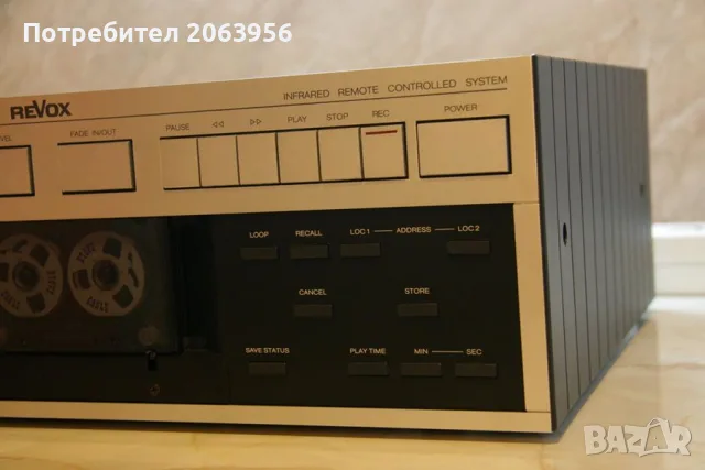 Revox B 215 mk 2 триглав дек от високият клас на Щудер., снимка 6 - Декове - 53220318
