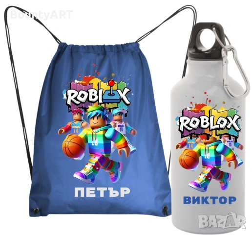 Персонализирани тениска Роблокс / Roblox комплект за момиче, снимка 14 - Детски комплекти - 54159029
