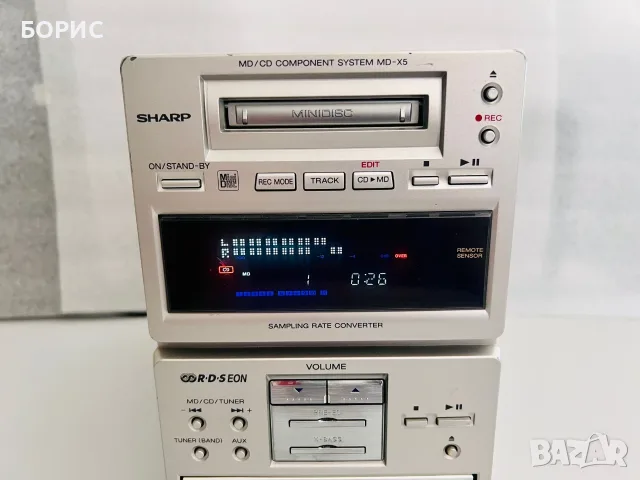 SHARP MD-X5 MD/CD COMPONENT SYSTEM