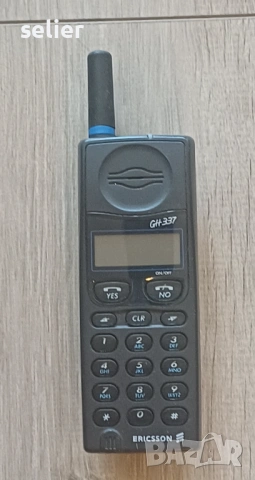 телефон Ericsson GH 337, пуснат на пазара през 1995 г.. Това е един от първите GSM 900 телефони на м