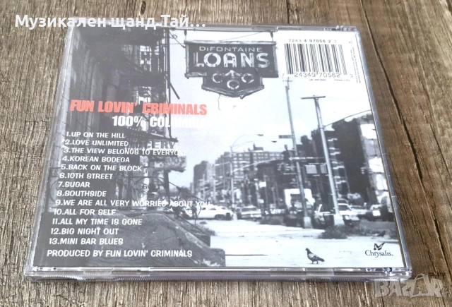 Компакт Дискове - Поп - Рок: Fun Lovin Criminals – 100% Colombian, снимка 2 - CD дискове - 54988113