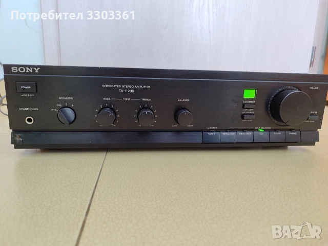 Усилвател Sony TA-F 200 2x60 вата Отличен