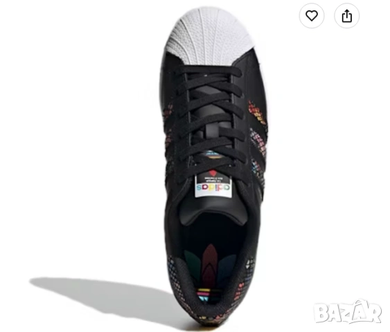 лимитирани маратонки Adidas Superstar 'Floral Snakeskin Print' номер 38 , снимка 6 - Маратонки - 55126894