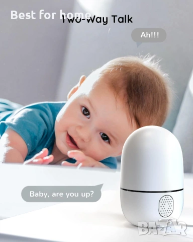 VIRTAVO XD1 Вътрешна охранителна WiFi камера, без изискване за абонамент, снимка 6 - IP камери - 54127044