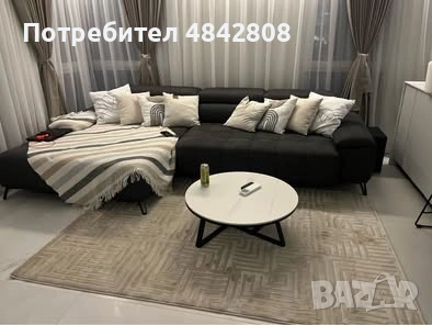 Модерен диван с механични облегалки и електронно издърпване 