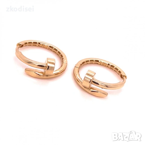 Златни обеци Cartier 3,53гр. 14кр. проба:585 модел:37770-5