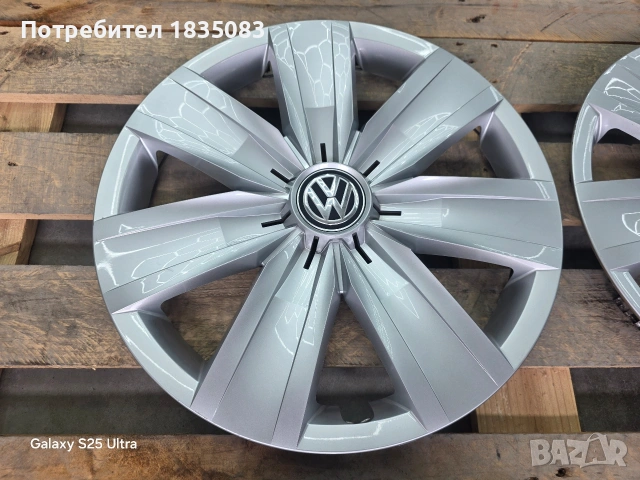 Оригинални тасове VW 16 цола, снимка 3 - Аксесоари и консумативи - 54580964