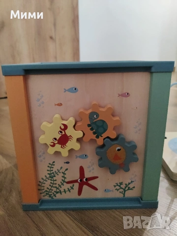 Дървен куб с 5 активности, снимка 4 - Образователни игри - 55178581