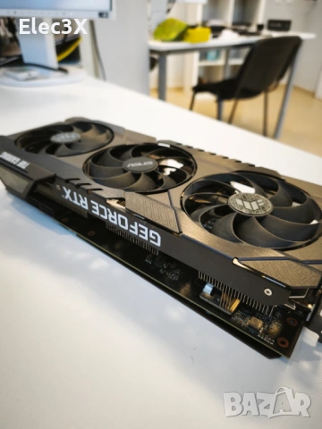 Asus TUF видеокарта RTX3070 - за части, снимка 3 - Видеокарти - 54560057
