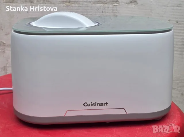 Сладолед машина Cuisinart с компресор 100w., снимка 2 - Машини за сладолед - 55572922