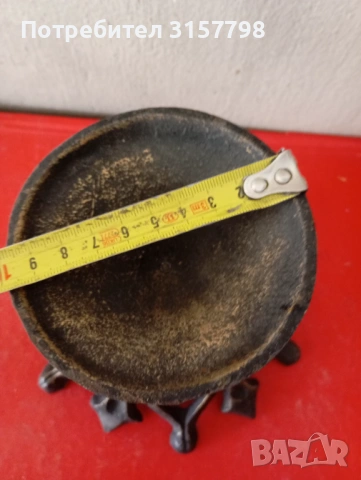 Винтидж свещник, снимка 3 - Други ценни предмети - 54339187