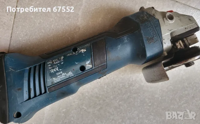 шлайф 115мм. Bosch GWS 18V V-LI, снимка 3 - Ъглошлайфи - 55476153