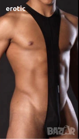 Еротично мъжко бельо, секси мъжко боди с презрамки без гръб - Код: КМ-300, снимка 2 - Други - 54212665