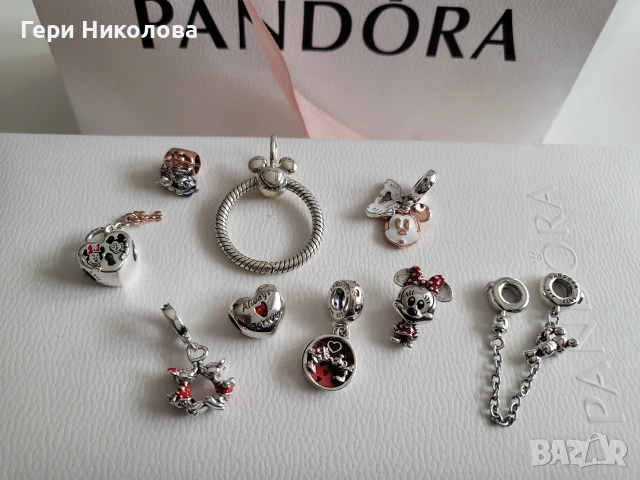 Сребърени талисмани PANDORA S925 ALE +КУТИЯ, снимка 6 - Обеци - 55273333