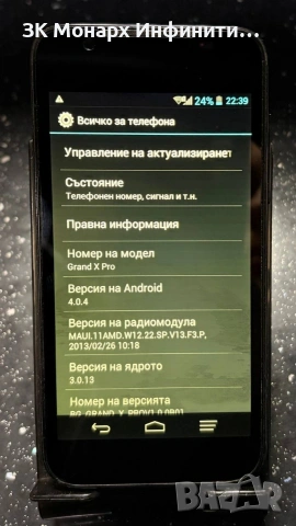 Телефон ZTE GRAND X PRO / 4GB / 1GB RAM, снимка 2 - Други - 54072415