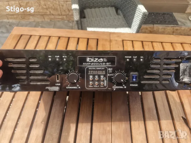Усилвател Ibiza Sound AMP300USB-BT.