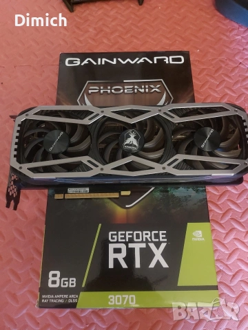 Видеокарта RTX 3070 8GB Gainward