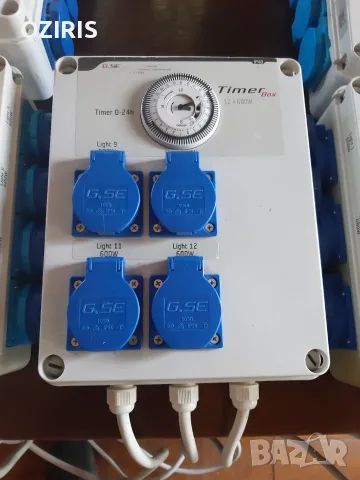 G.S.E. timer box  12x600w 8x600w 4x600w 6x600w + heating, снимка 5 - Други - 55630817