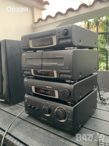  Японска компонентна аудио система Sony MHC-EX7 (4 отделни компонента) + дистанционно и тонколони, снимка 3 - Аудиосистеми - 55397786