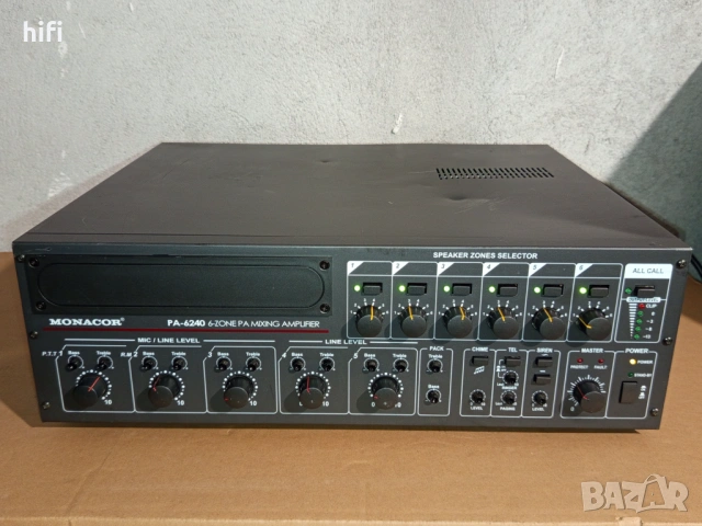 100V yсилвател Monacor PA-6240