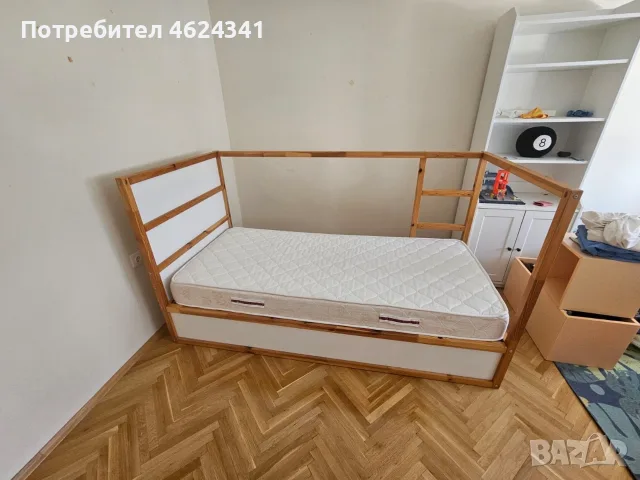Детско легло Kura Ikea с матрак Isleep Smart