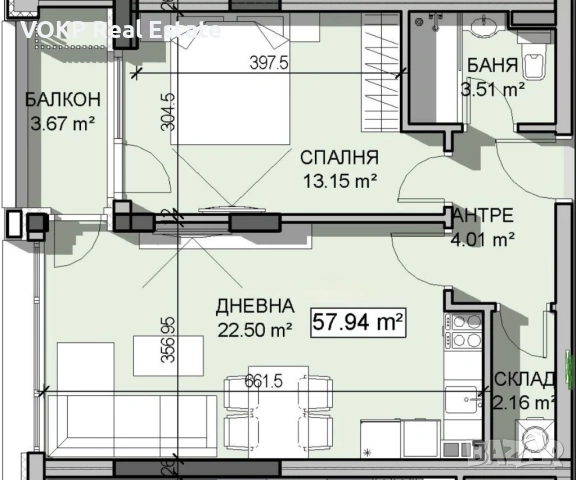 Продава 2-СТАЕН град София, Манастирски ливади, снимка 3 - Апартаменти - 53981899