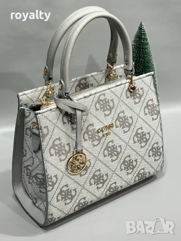 Guess Нова Дамска Кожена Чанта Различни Цветове , снимка 4 - Чанти - 55618219