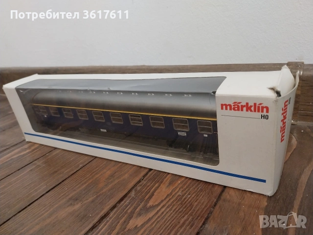 ЖП модел на вагон Marklin 4052 железница, снимка 16 - Колекции - 54017173