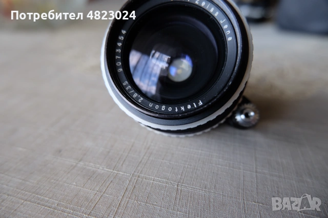 Carl Zeiss Jena Flektogon 35mm f2.8 Lens. Exakta Mount, снимка 2 - Обективи и филтри - 54492998